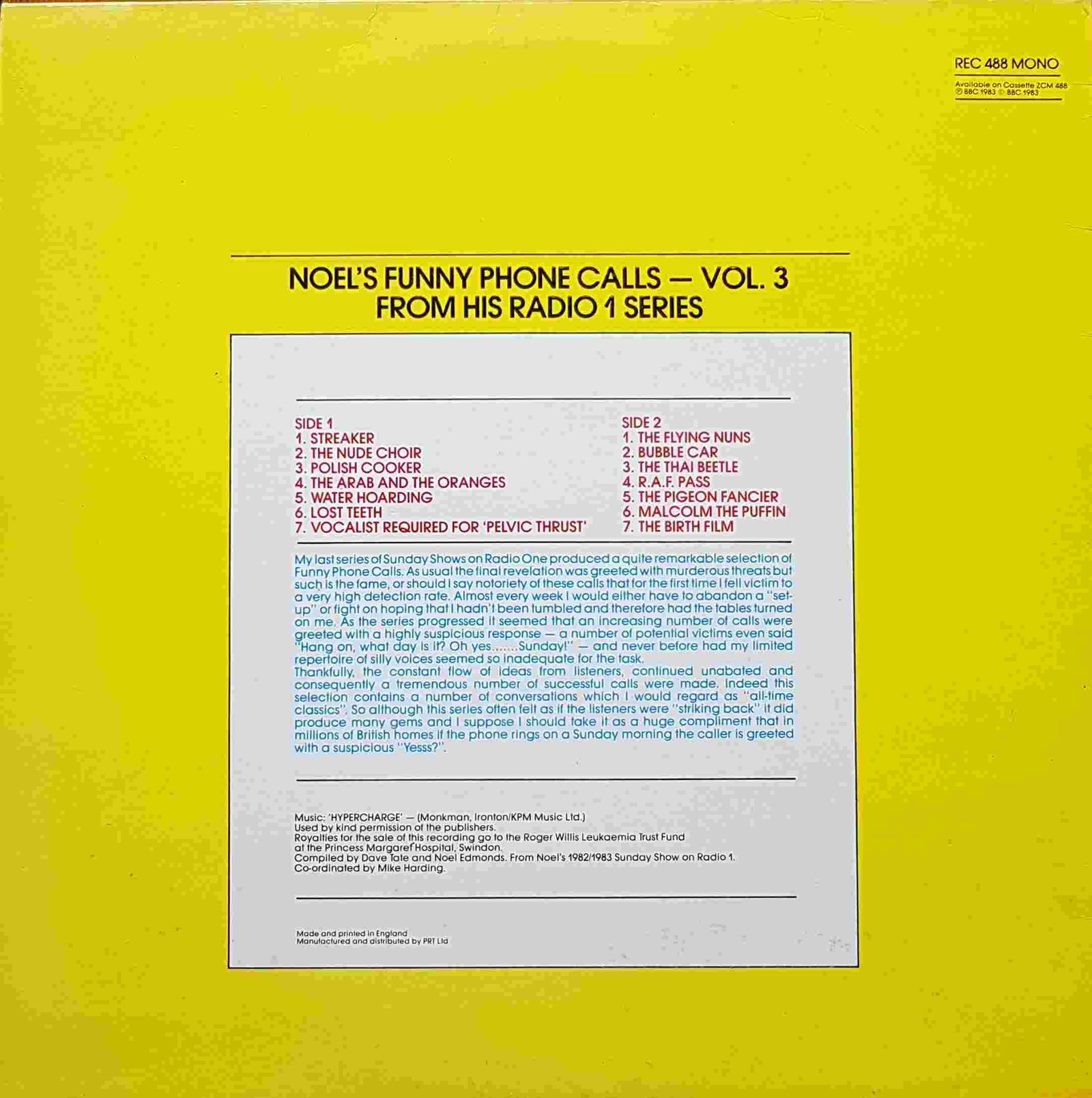 Back cover of REC 488